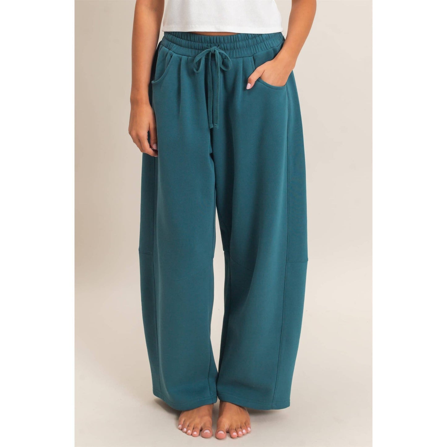 HYFVE - Drawstring Waist Barrel Sweatpants