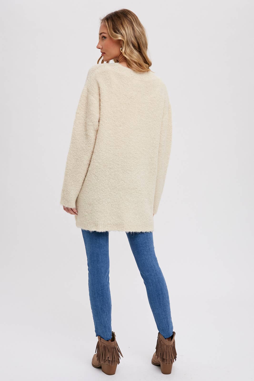 Boho Bliss Fuzzy Cardi