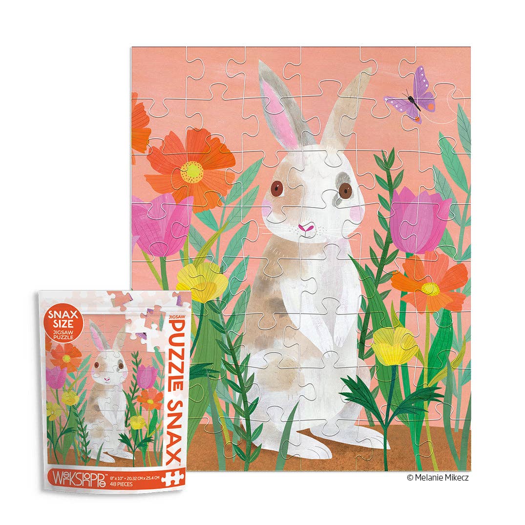 WerkShoppe - Bunny Patch 48 Puzzle Piece Snax