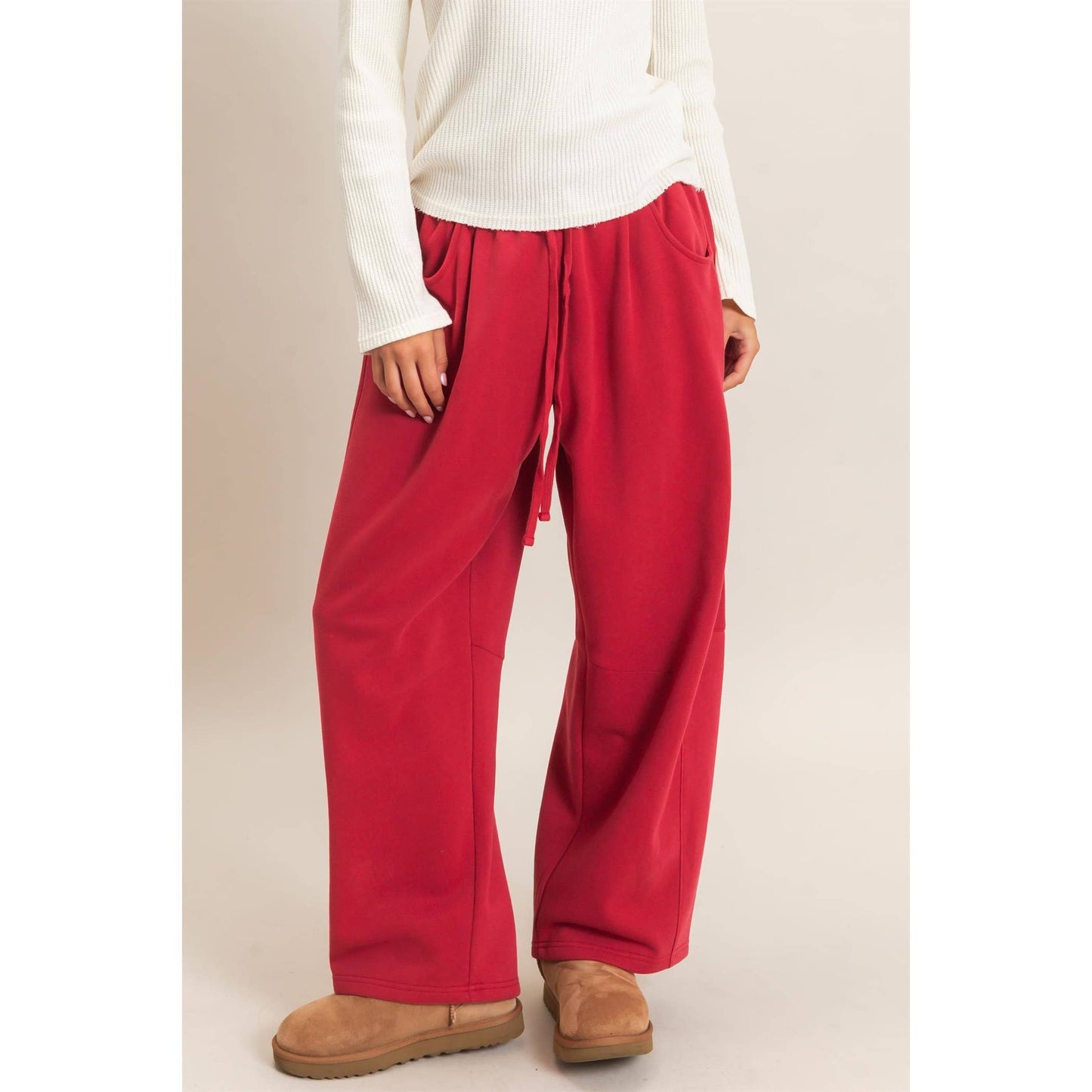 HYFVE - Drawstring Waist Barrel Sweatpants
