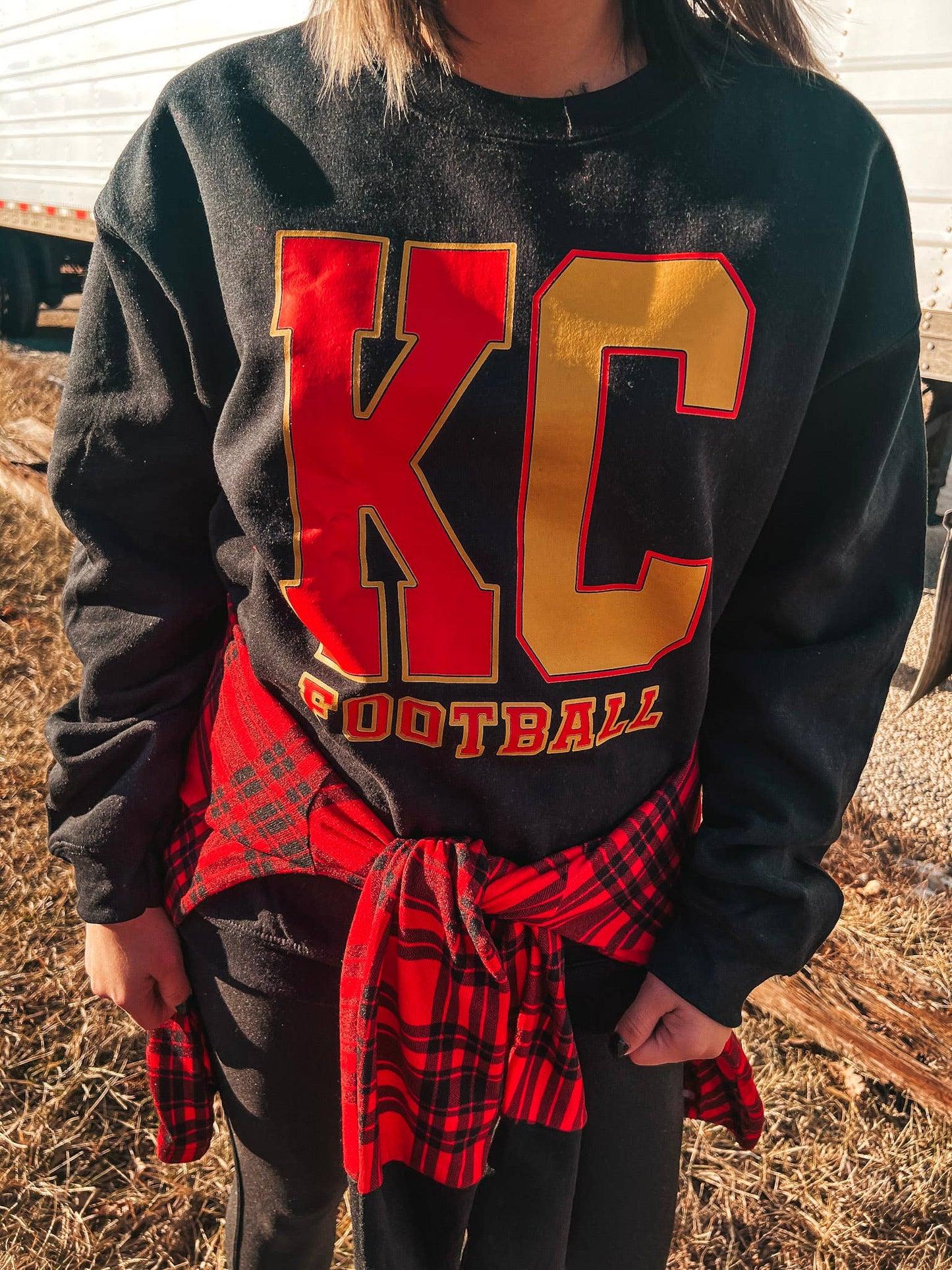 KC Bold Red & Gold Sweatshirt