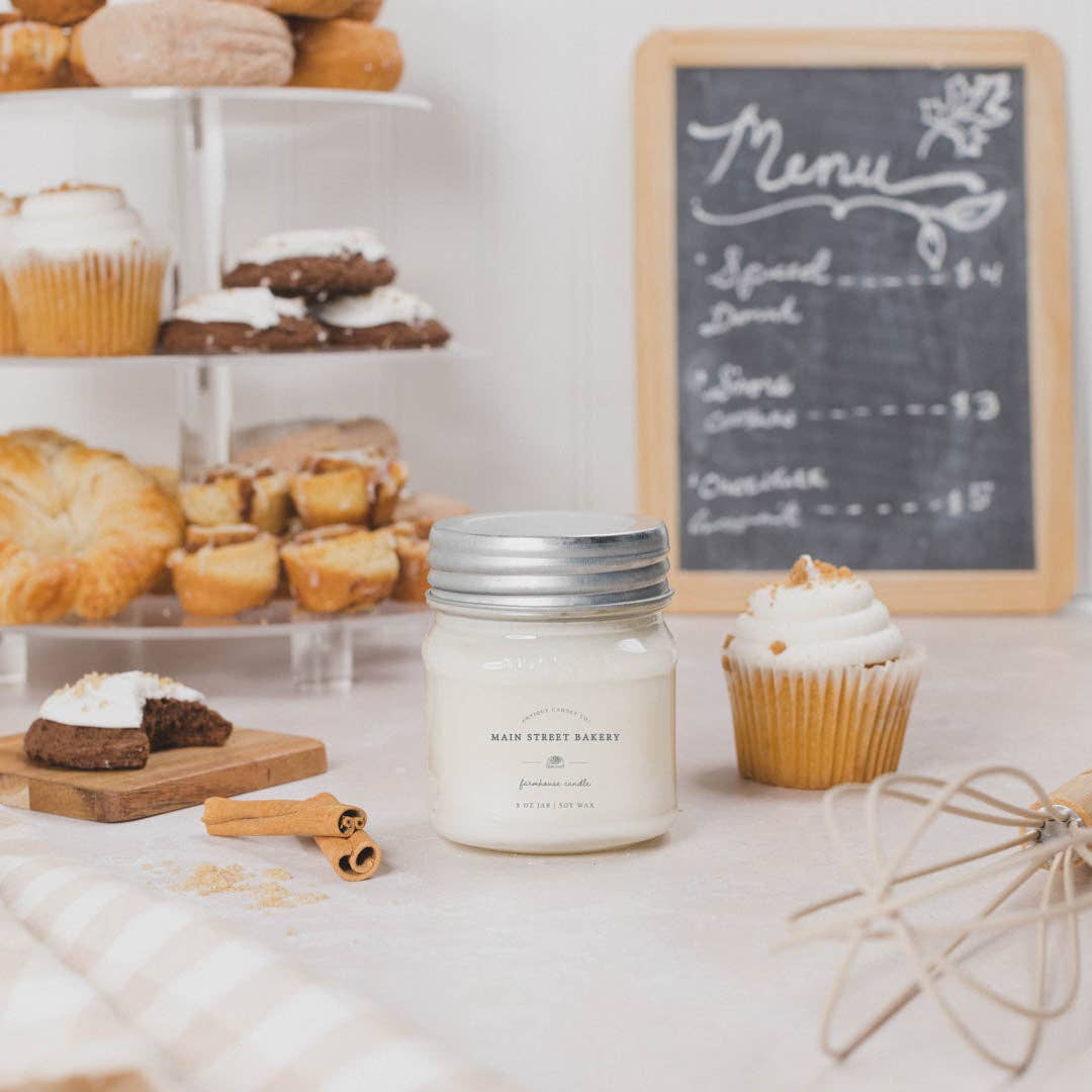 Antique Candle Co.® - Main Street Bakery - Soy Wax Mason Jar Candle