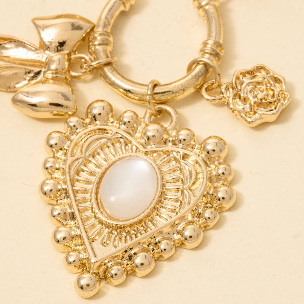 Cherished Heart Charm Necklace