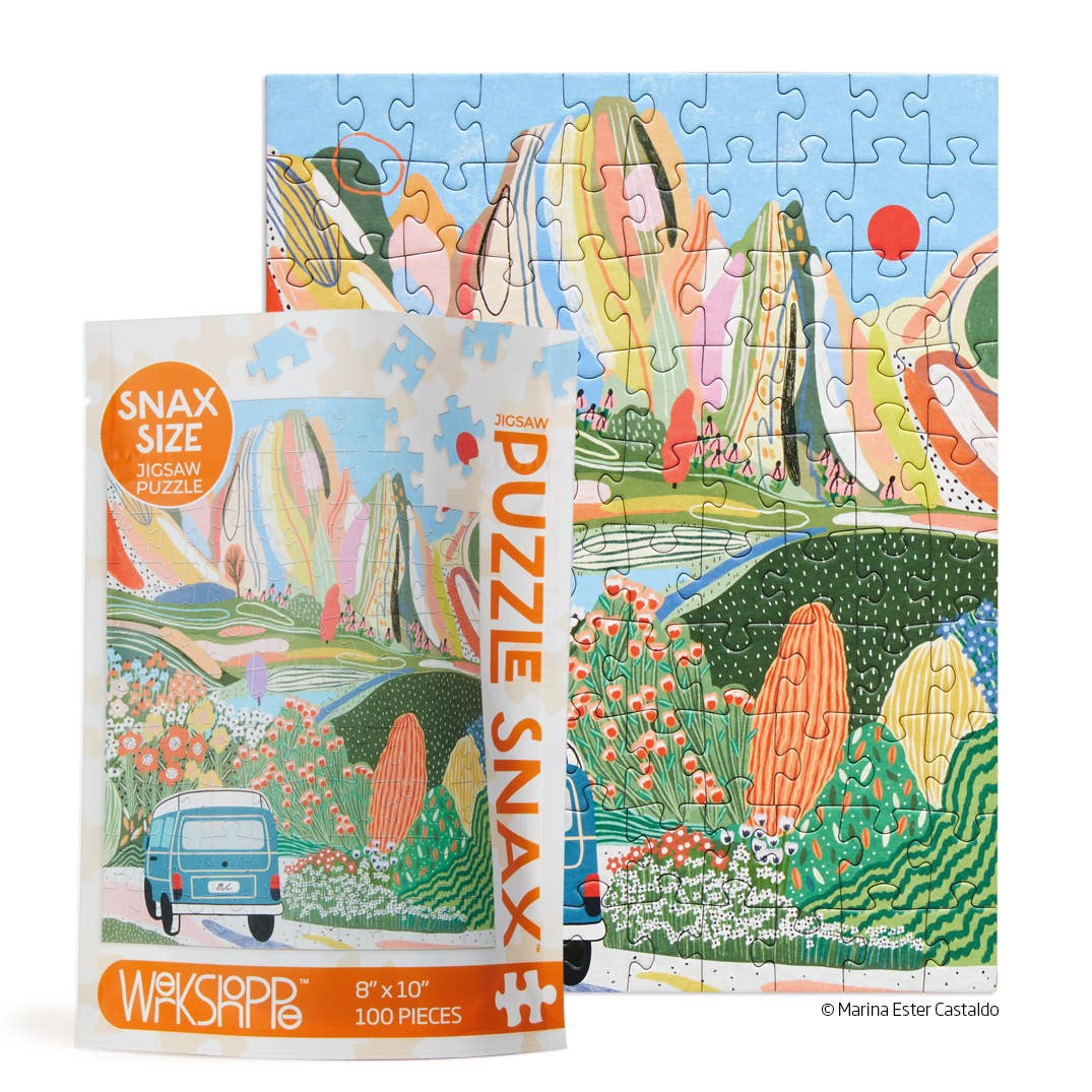 WerkShoppe - Day Tripping | 100 Piece Jigsaw Puzzle