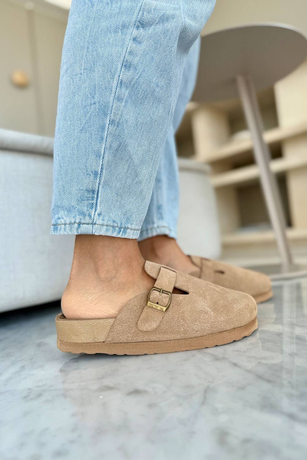 The Teli Suede Clog