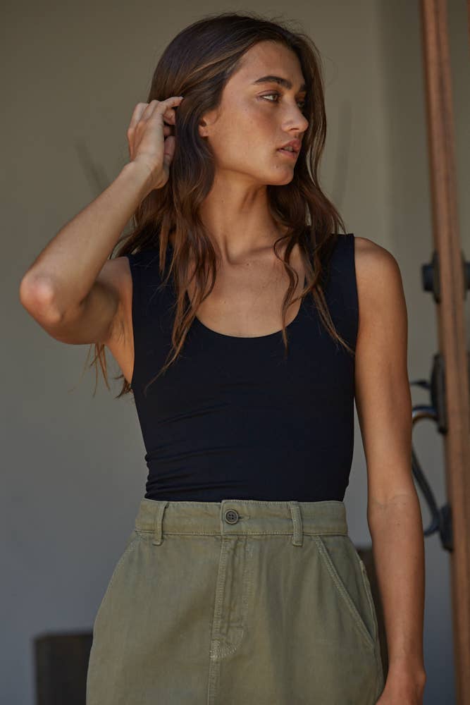 By Together - S1187N | Double Layered Seamless Top