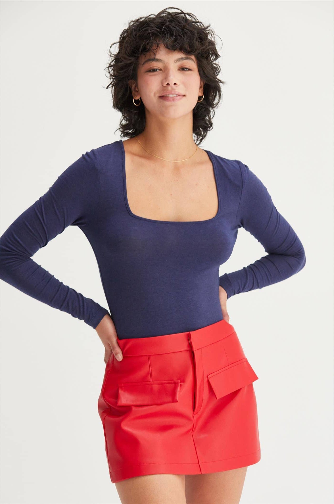 The Midtown Square Neck Bodysuit