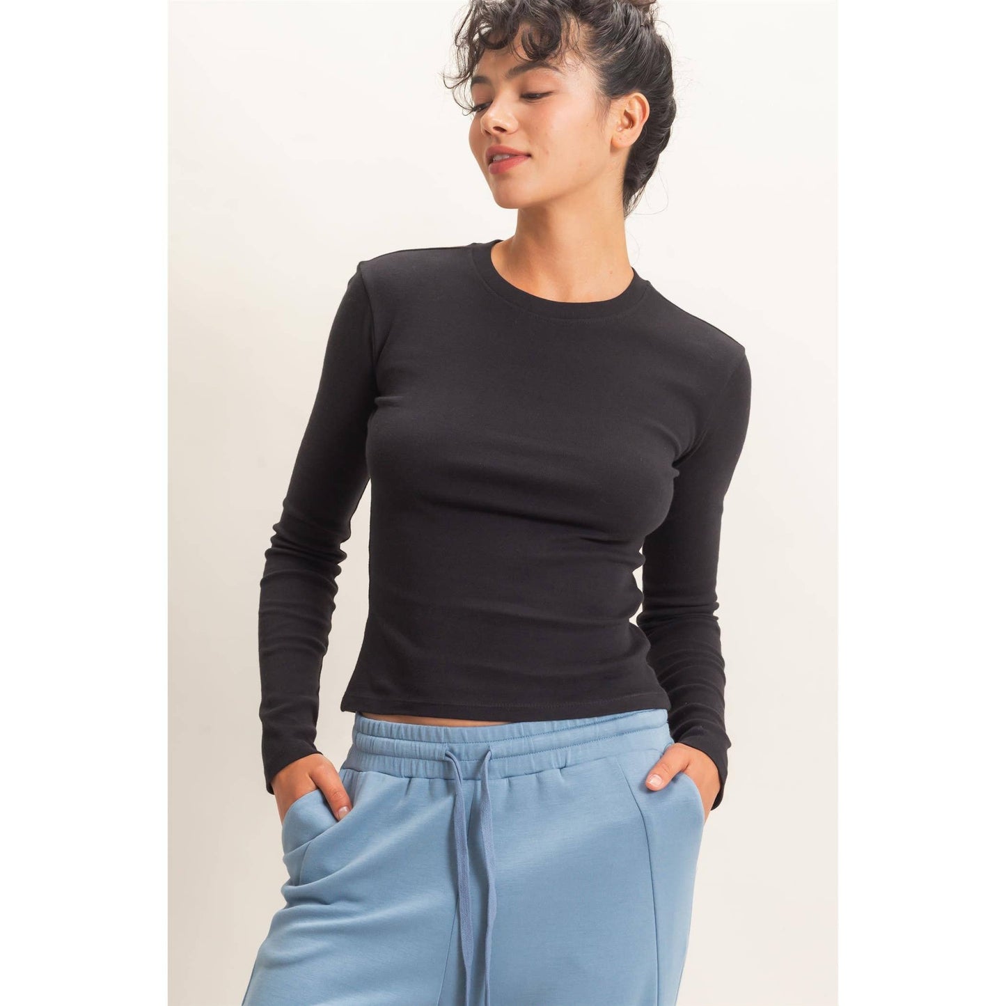 HYFVE - Crew Neck Long Sleeve Top