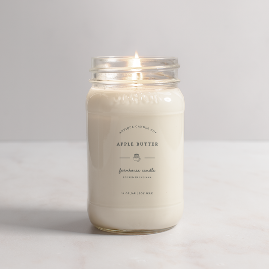 Antique Candle Co.® - Apple Butter - Soy Wax Mason Jar Candle