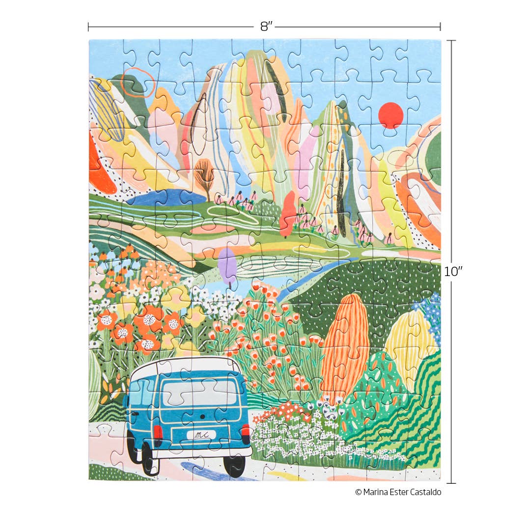 WerkShoppe - Day Tripping | 100 Piece Jigsaw Puzzle