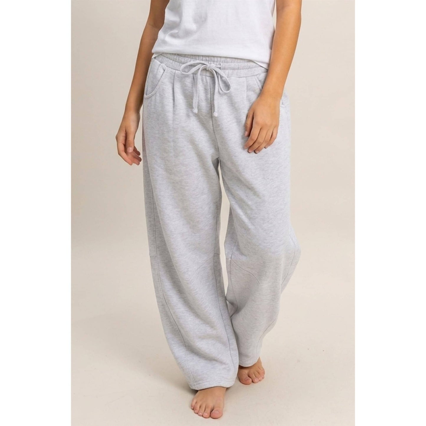 HYFVE - Drawstring Waist Barrel Sweatpants