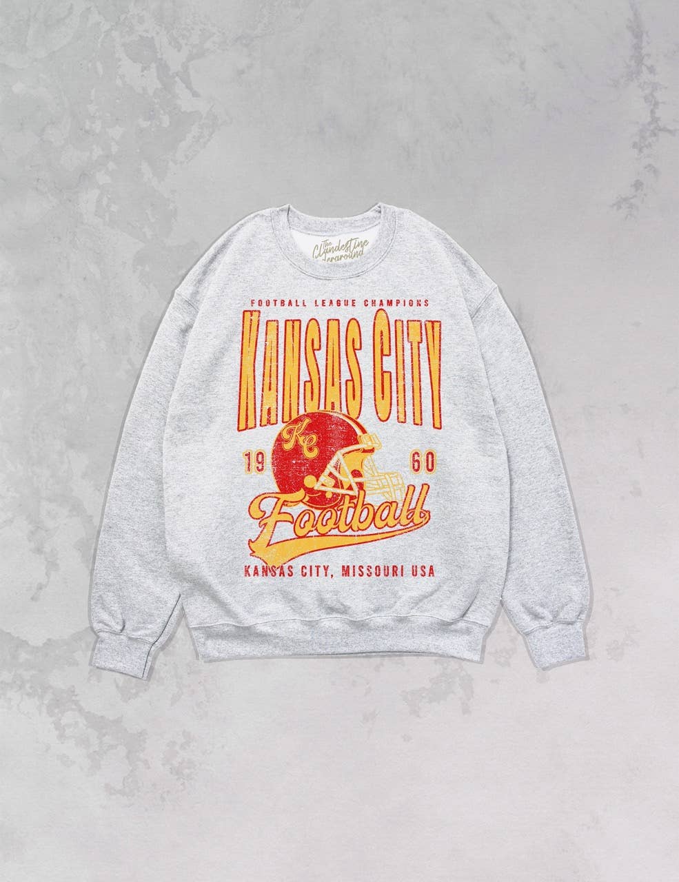 90's Kansas City Football Champs Oversized 90's Sweatshirt