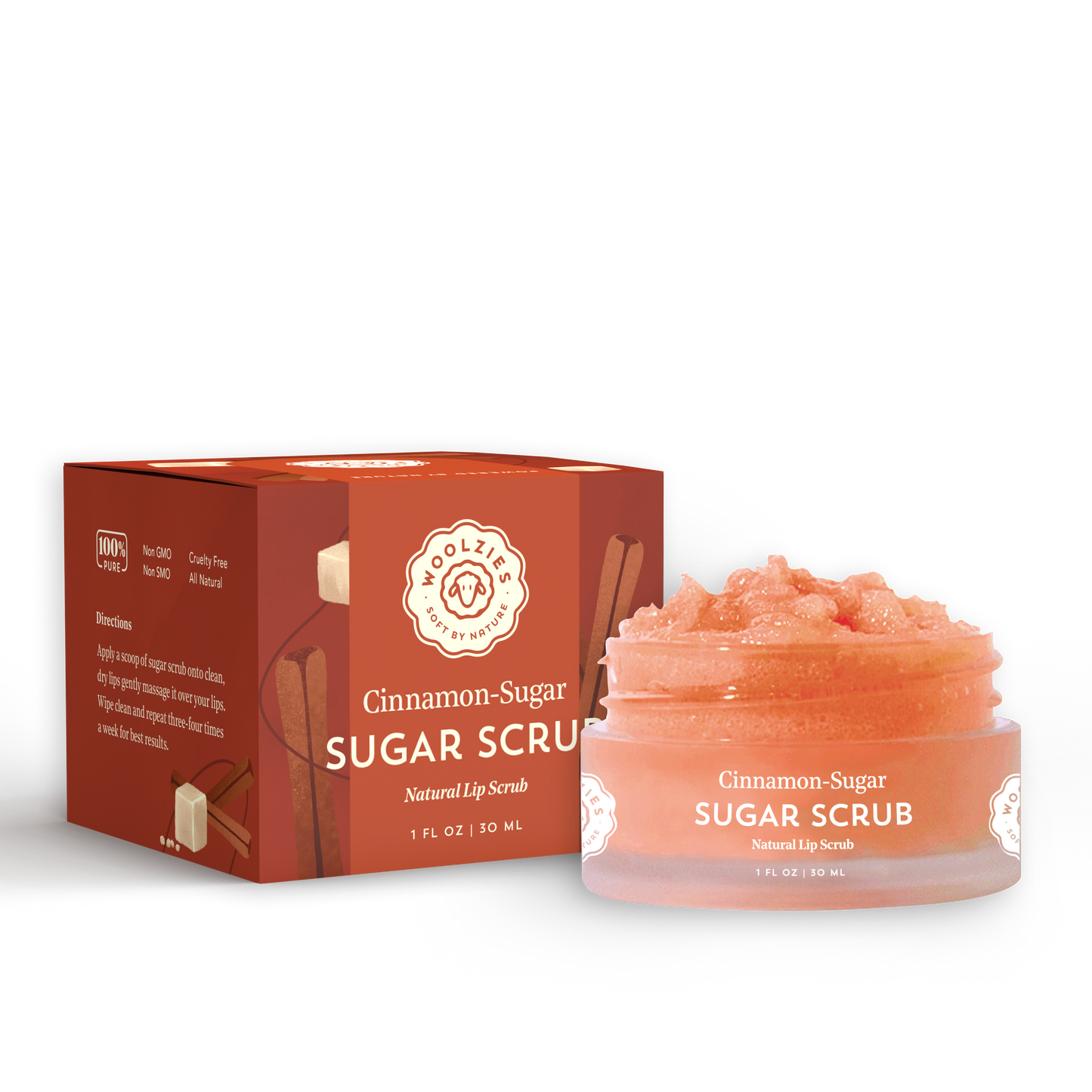 Natural Sugar Lip Scrub
