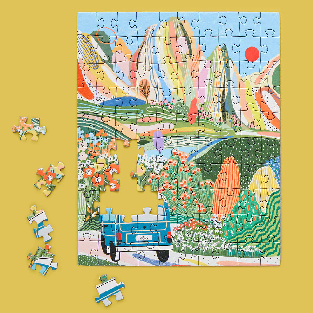 Day Tripping 100 Piece Mini Puzzle