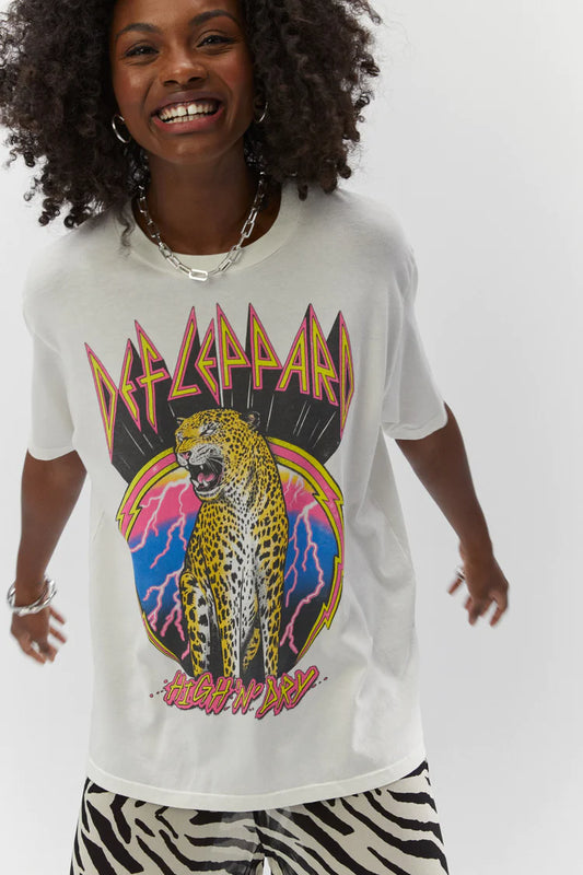 Def Leppard 'High N Dry' Tee