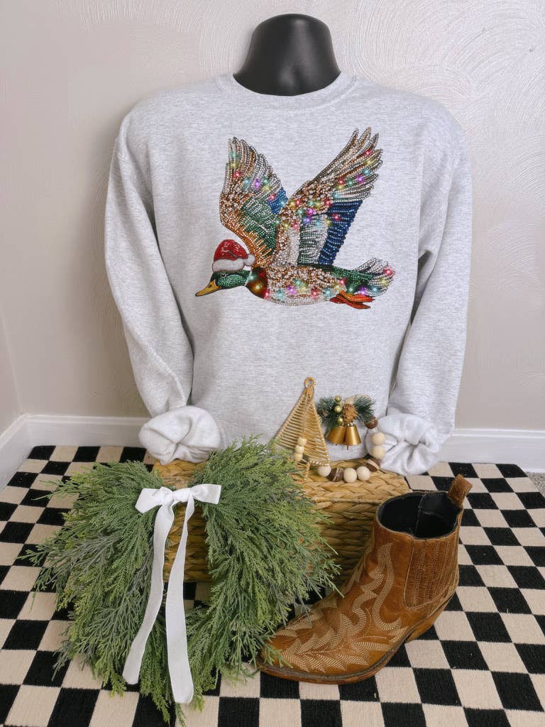 The Walking A - HOLIDAY BEDAZZLED DUCK