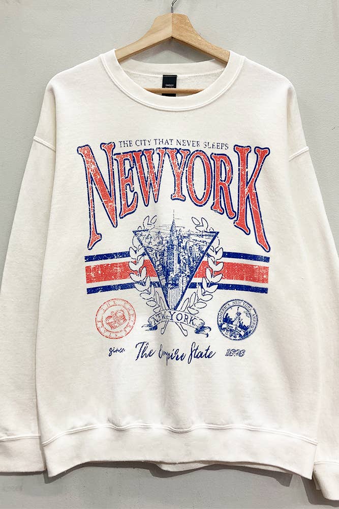 New York Retro Sporty Sweatshirt