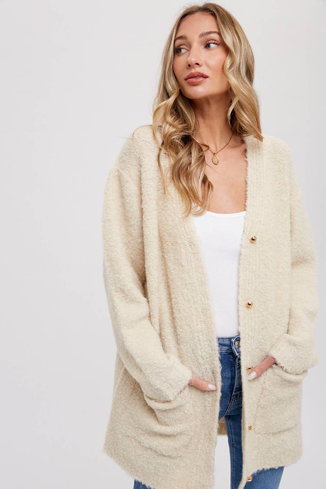 Boho Bliss Fuzzy Cardi