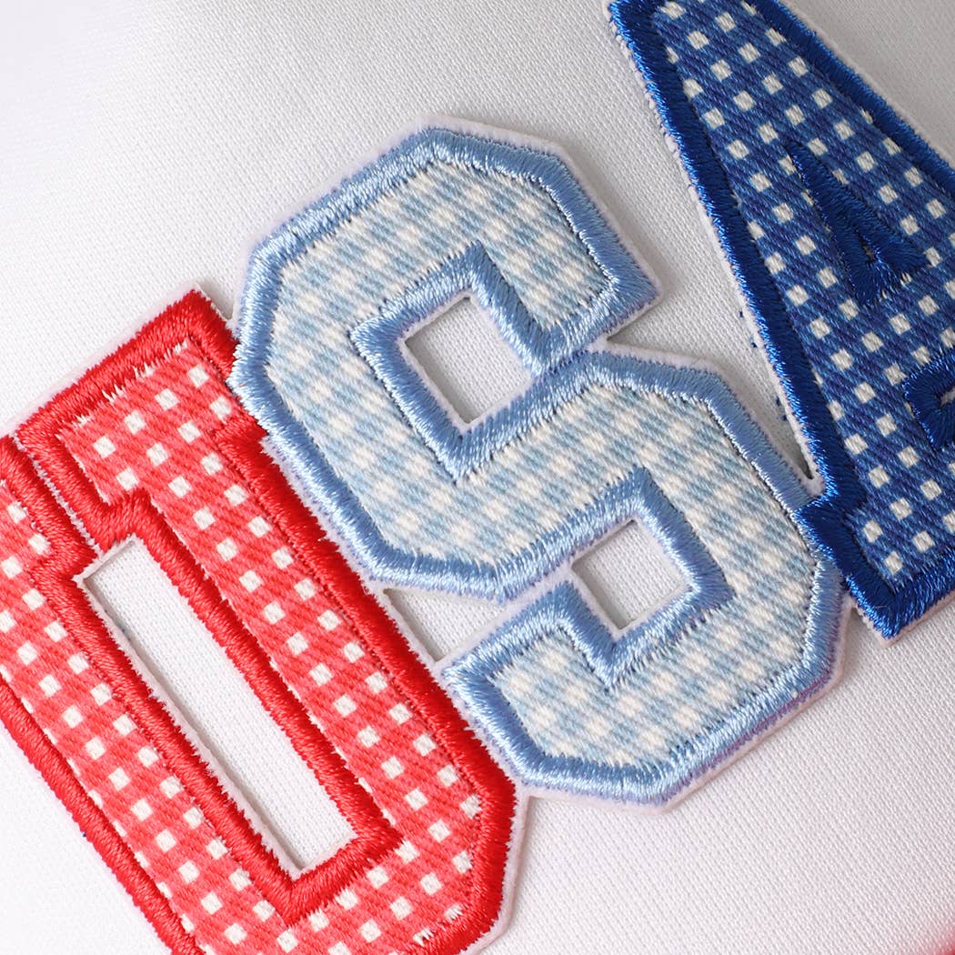 Gingham Patch USA Trucker Hat