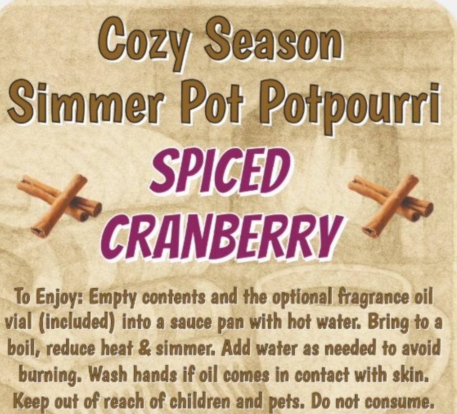 Spiced Cranberry Simmer Pot