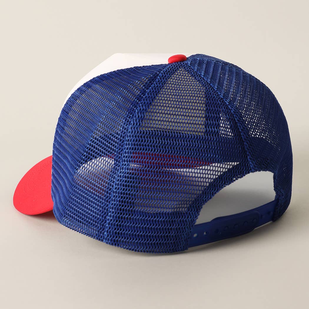 Gingham Patch USA Trucker Hat