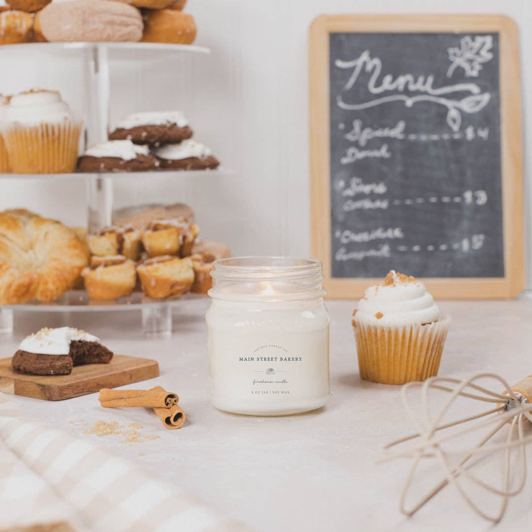 Antique Candle Co.® - Main Street Bakery - Soy Wax Mason Jar Candle