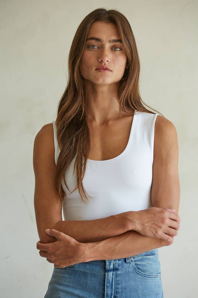 By Together - S1187N | Double Layered Seamless Top