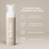Helioux® Express Self Tanning Mousse