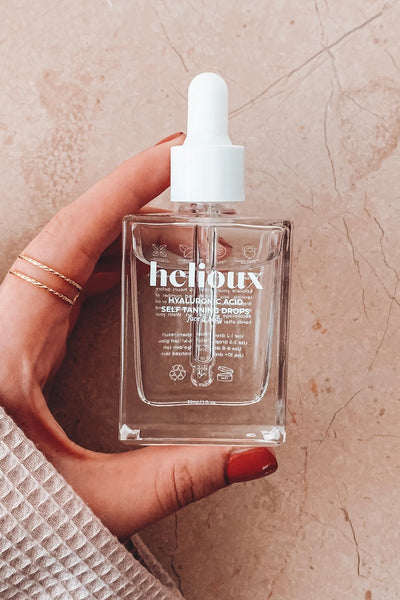Helioux® Hyaluronic Acid Self Tanning Drops