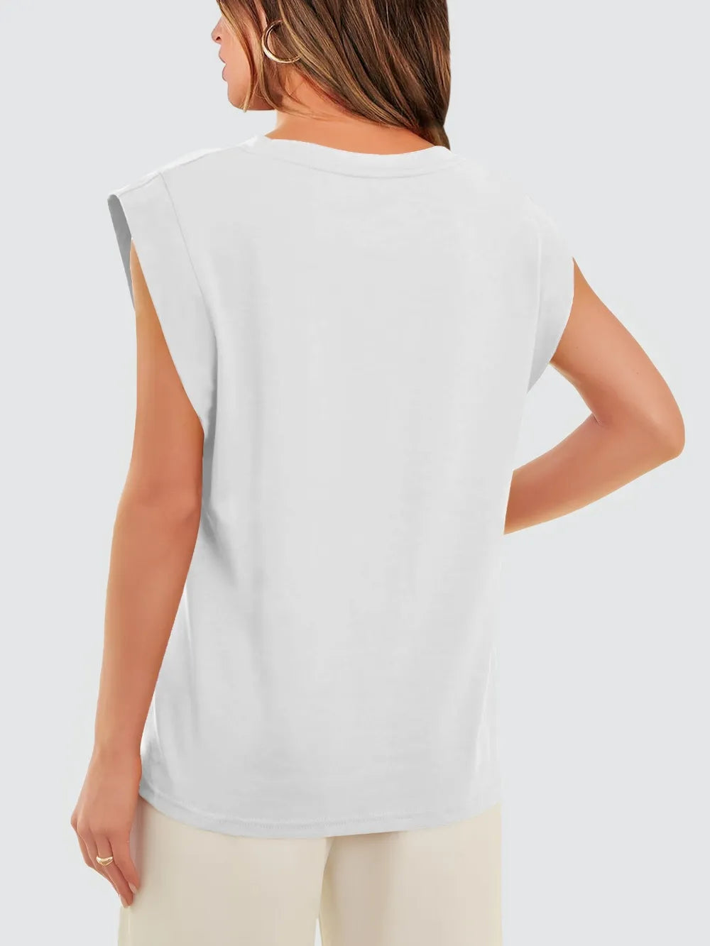 Simple Cap Sleeve Tank