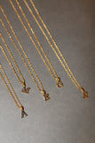 Dainty Love Gold Initial Necklace