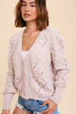 Hand Knit Cable Cardi