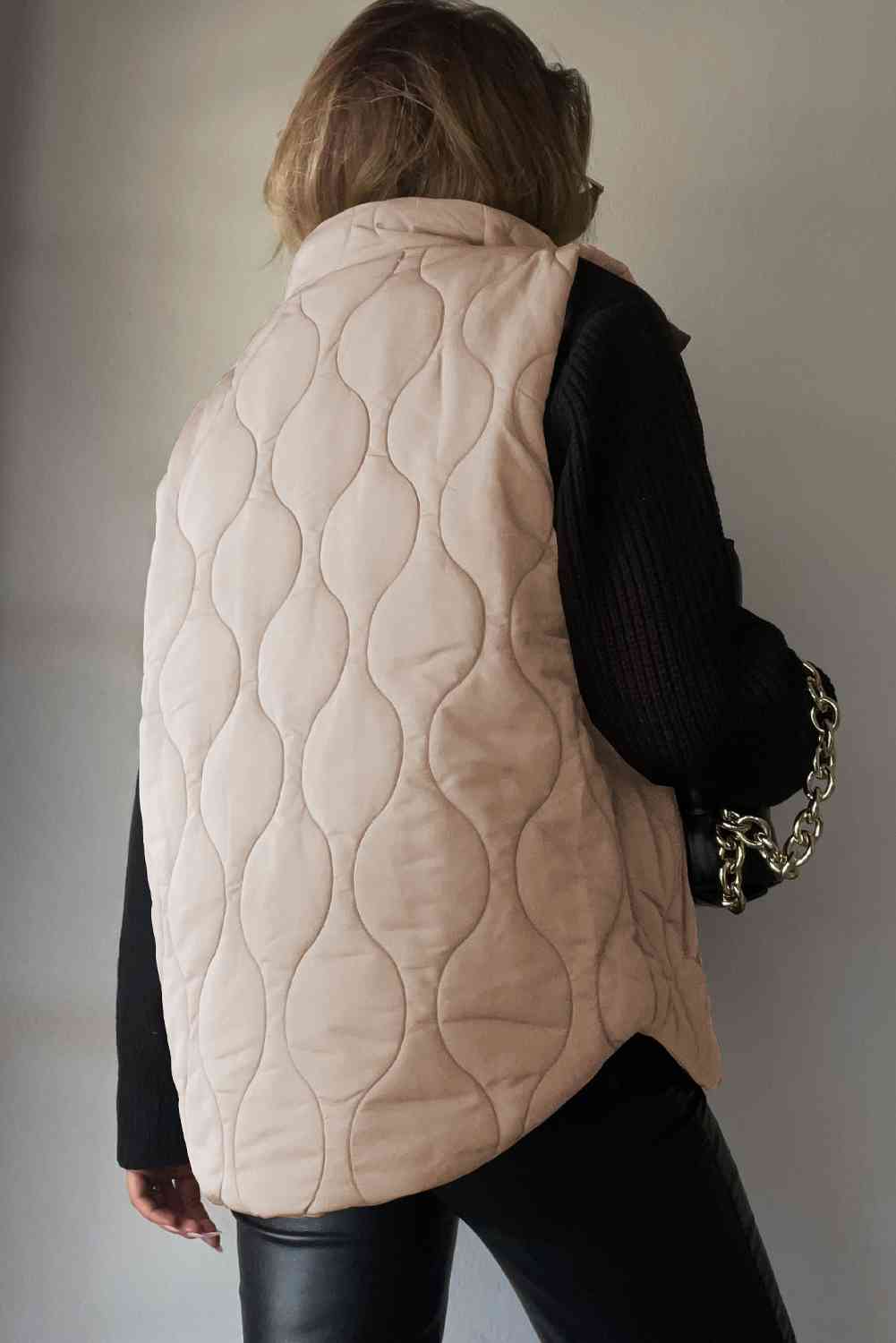 Quilted Vest With Pockets
