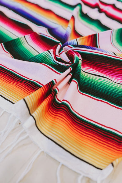 Mexican Serape Throw Blanket