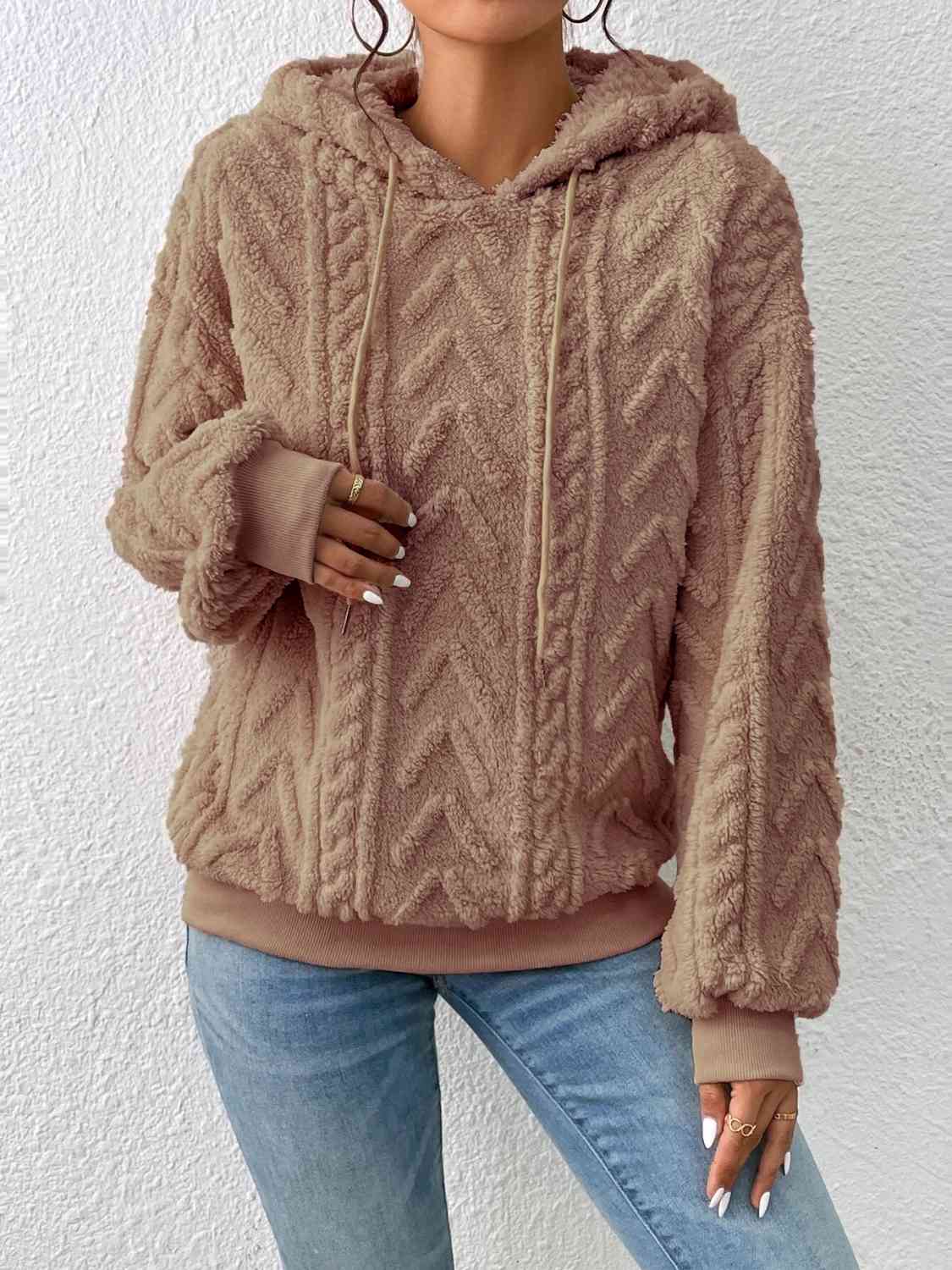 Hello My Love Chunky Knit Hoodie