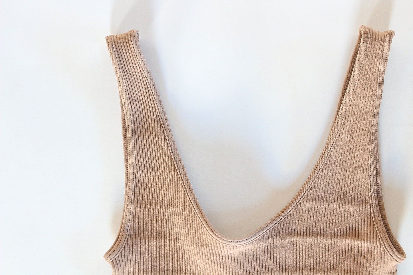 Tagless Cropped Ribbed Cami