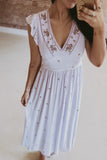 The Adeline Embroidered Midi Dress