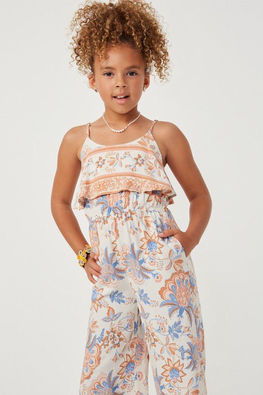 Girls Wide leg Jumpsuit