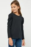 Girls Classic Ribbed Top