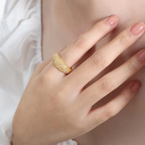Chunky Diamond Studded Ring