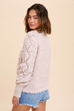 Hand Knit Cable Cardi