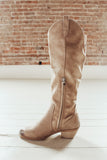 The Stacey Distressed Suede Boot
