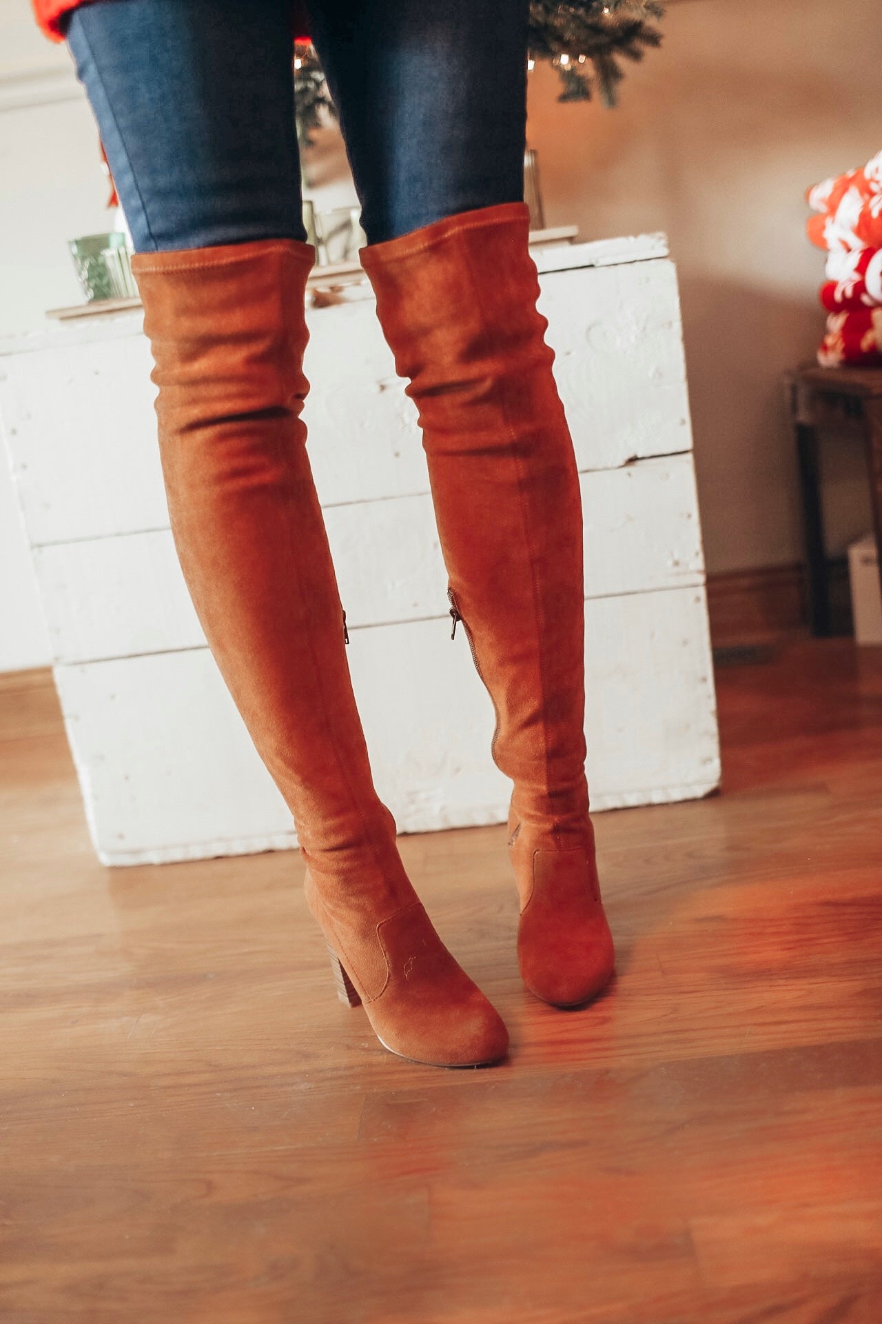 Over The Knee Suede Boots