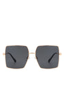 The Donna Oversized Metal Sunglasses
