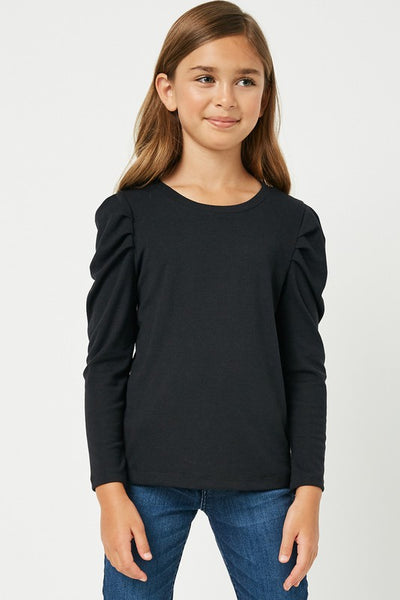 Girls Classic Ribbed Top