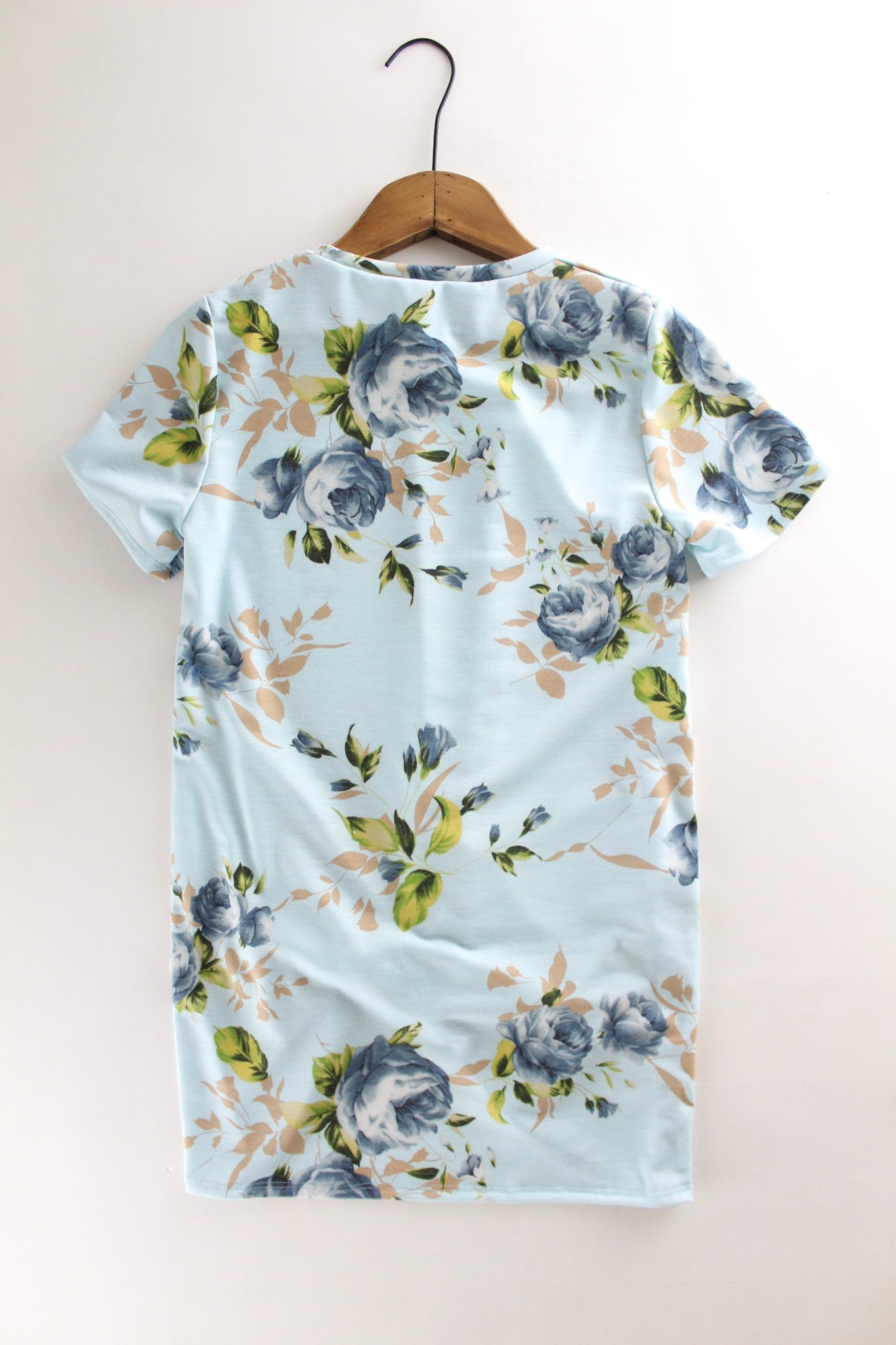 Light Blue Floral Top