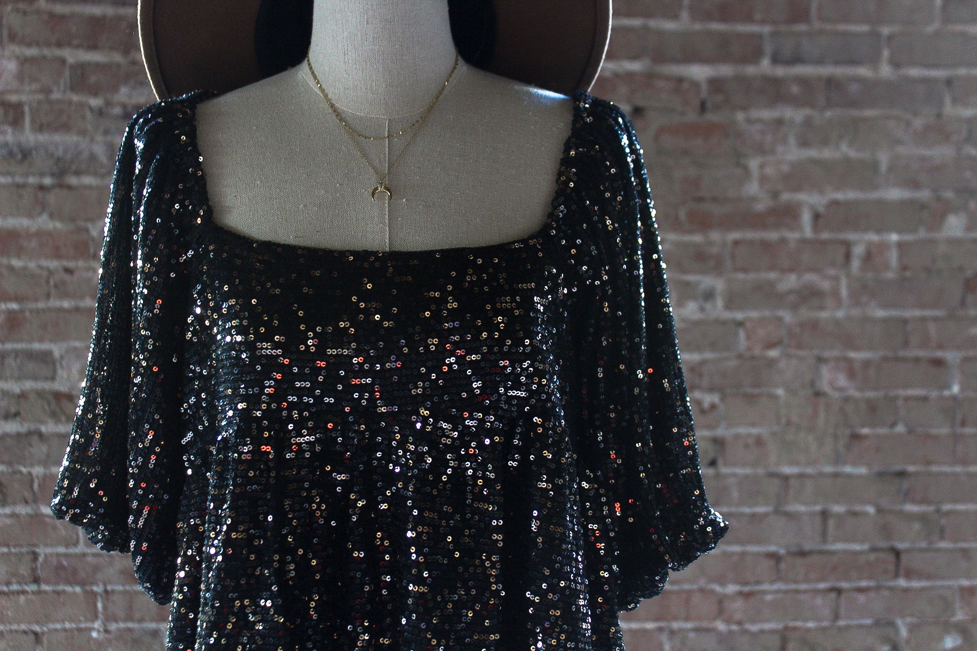 Sequin Babydoll Dress The Rollin' J Sequin Babydoll Dress The Rollin' J