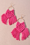 Macrame Dangle Earrings