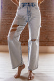 Hidden High Rise Destructed Dad Jean