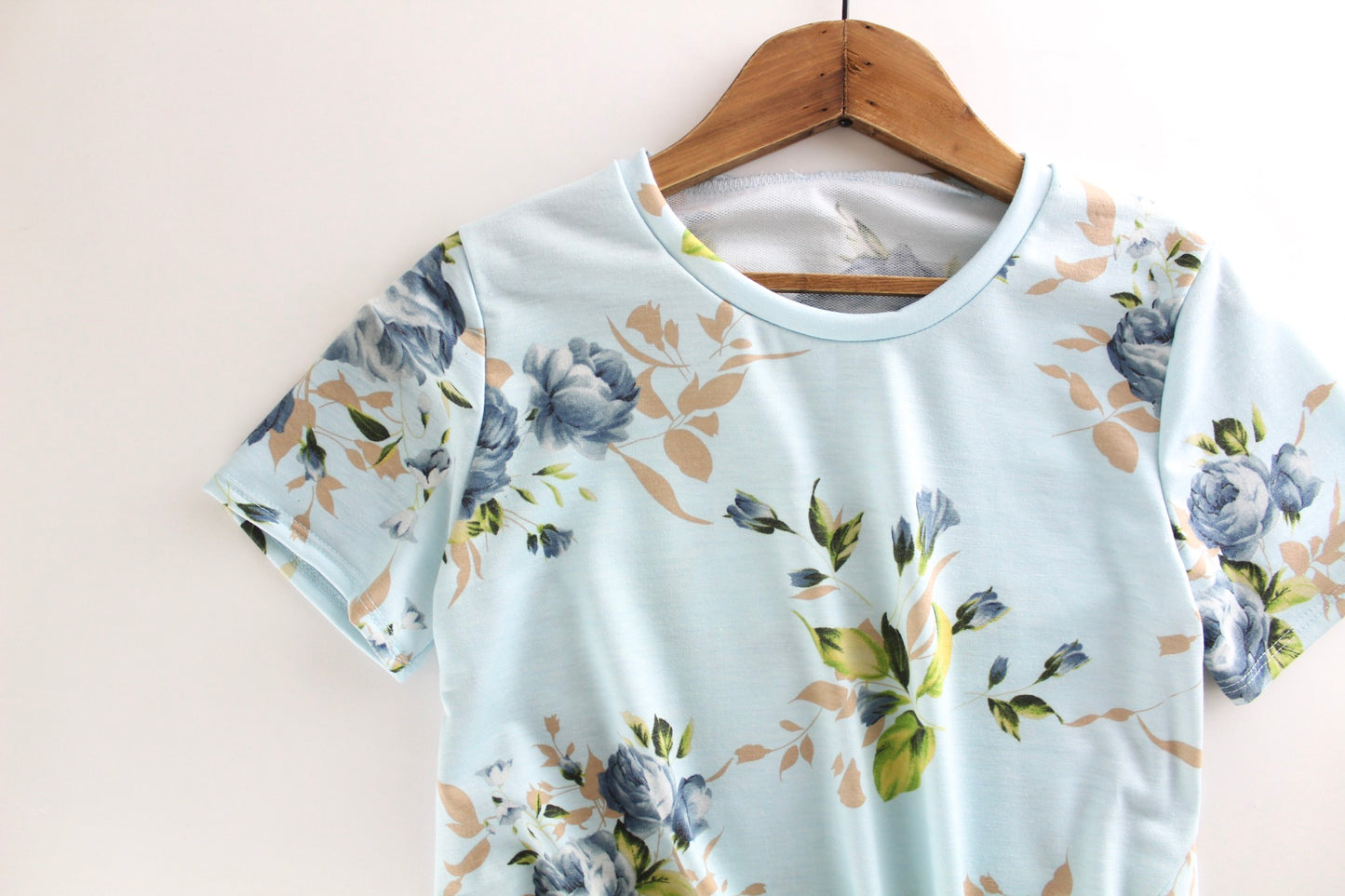 Light Blue Floral Top